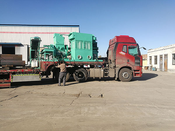 銅線破碎分離機發貨現場